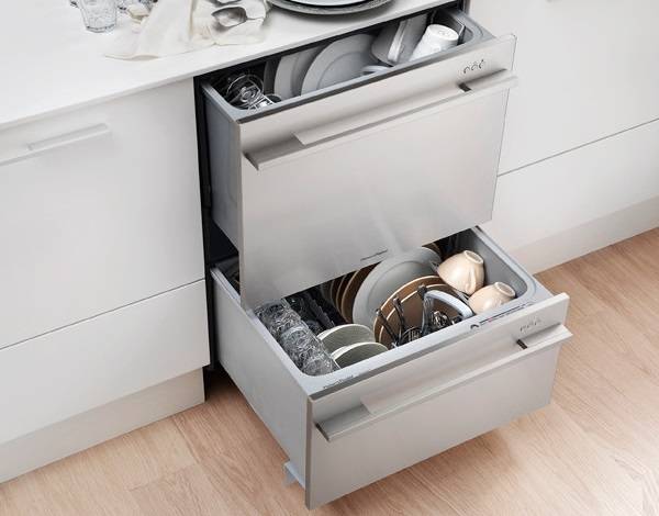 Посудомоечная машина с двумя ящиками