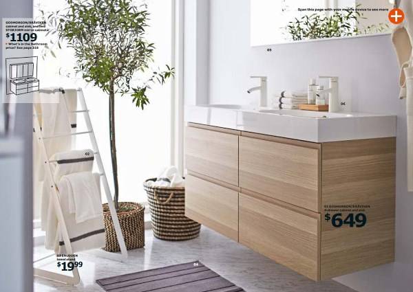 Каталог мебели для ванной IKEA 2015