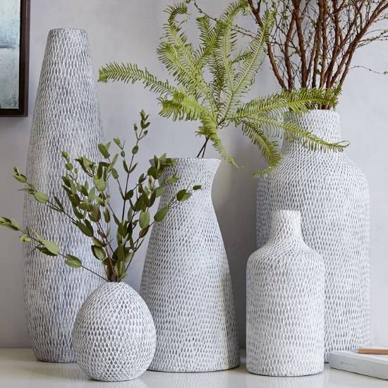 Стильные текстурные вазы 