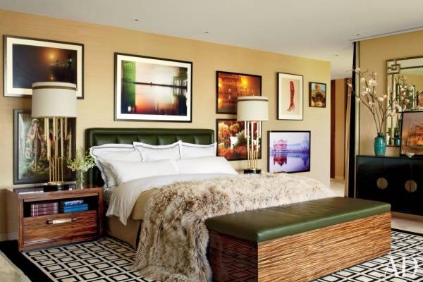 Роскошная спальня в стиле 60-х