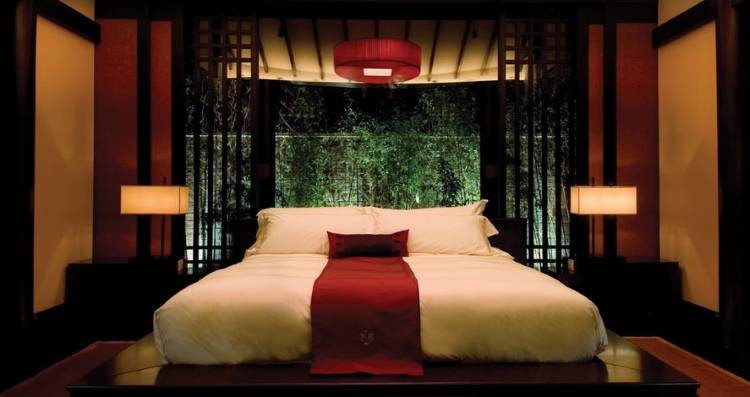 Дизайн спальни в Banyan Tree Lijiang