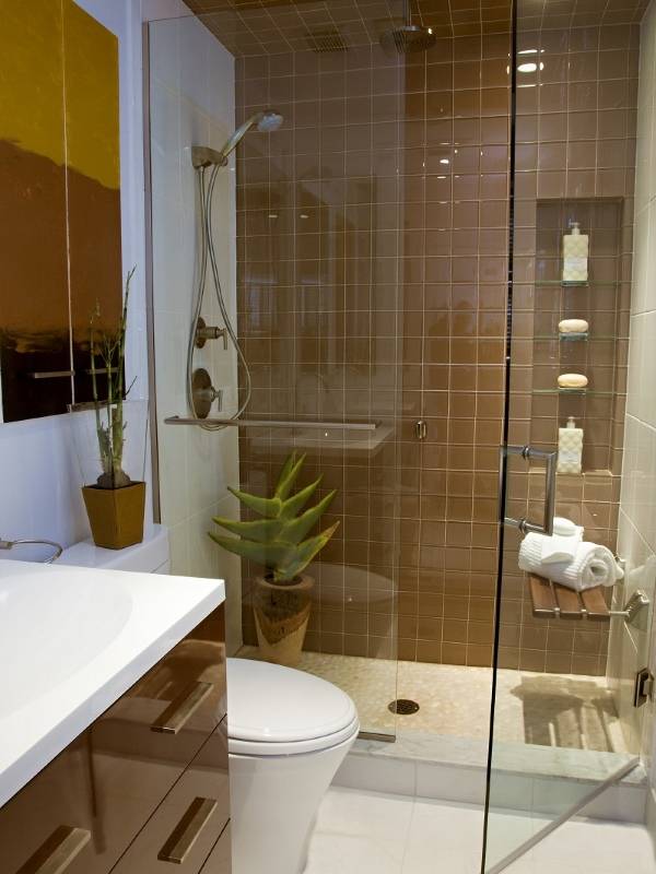 Дизайн маленькой ванной комнаты 2015