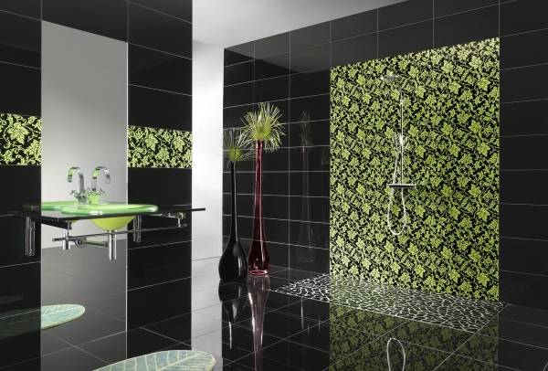 Дизайн ванной комнаты 2015: плитка для ванной