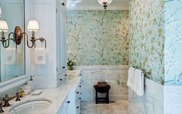Дизайн ванной в классическом стиле 2015