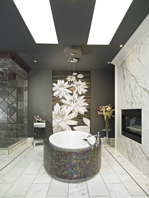 Шикарная ванная комната в китайском стиле