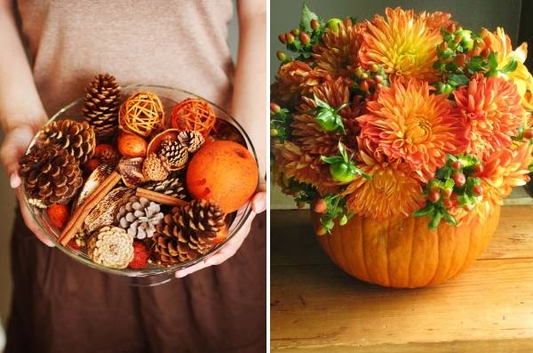 Осенний декор для дома своими руками (30+ идей)