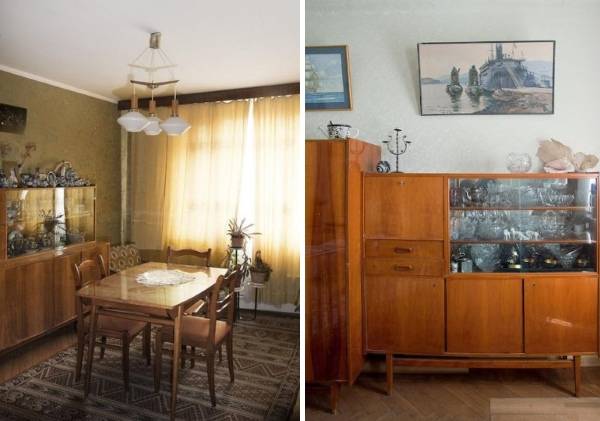 Советская мебель для гостиной 50-70-х годов