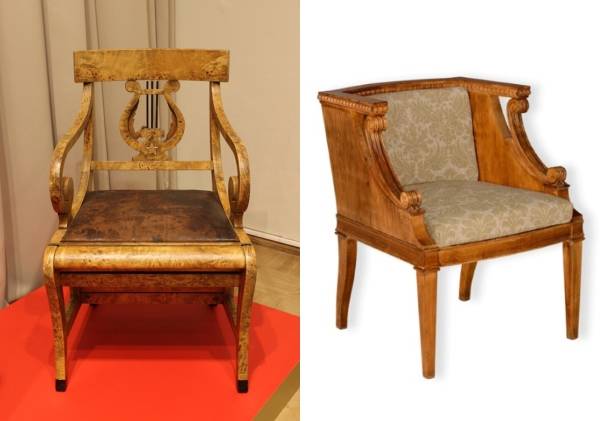 Советская мебель 30-х годов: кресла