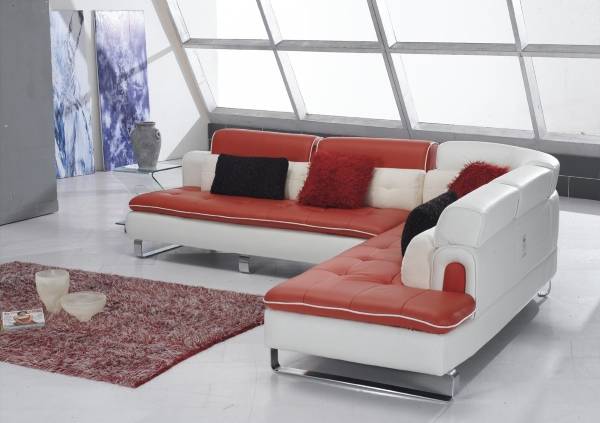 Модульный мягкий угловой диван в современном стиле