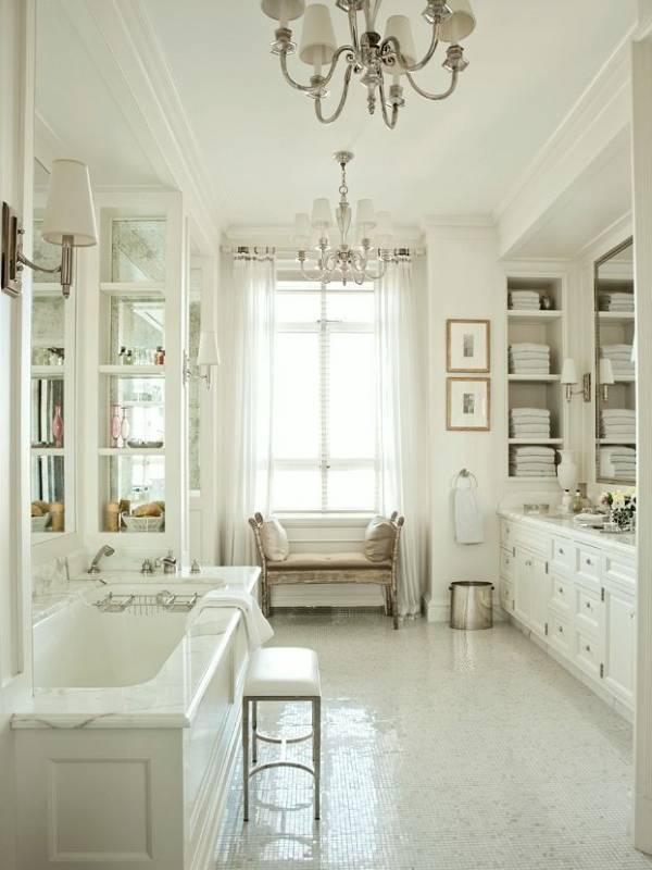 Французский стиль прованс в ванной фото