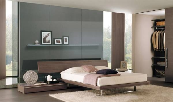 Современная спальня в стиле хай тек - цветовая схема