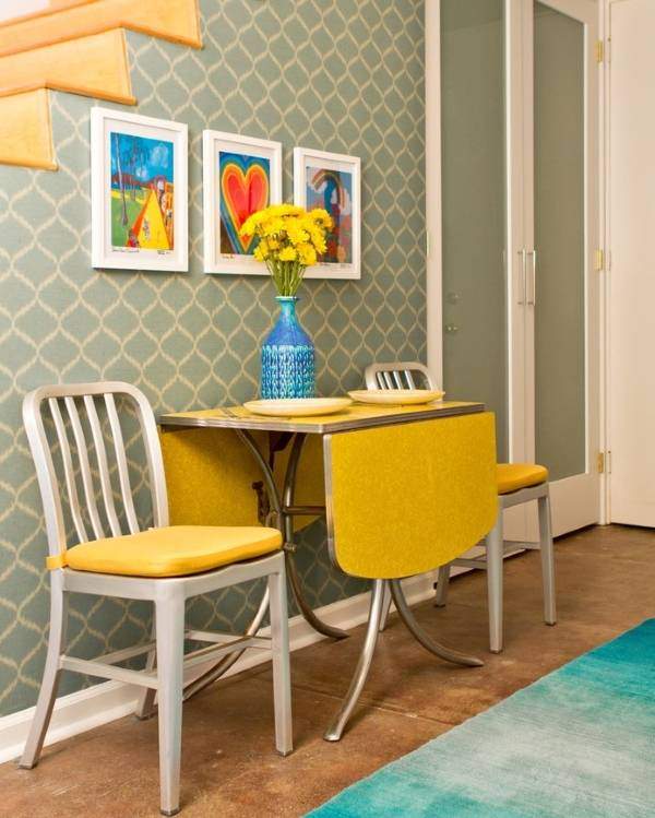 Желтый цвет в дизайне столовой или обеденной зоны дома