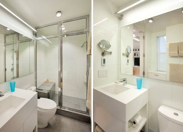 Дизайн ванной в маленькой квартире 40 кв м