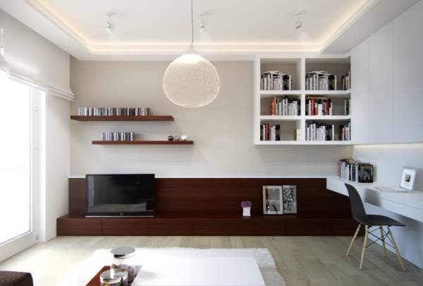 Современные идеи дизайна однокомнатной квартиры 40 кв м
