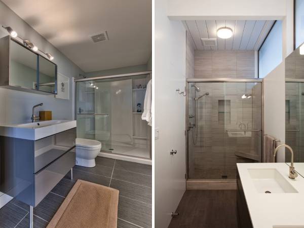 Современные идеи для дизайна маленькой ванной комнаты 2016