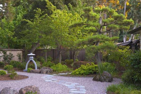 Садовые дорожки - фото в японском стиле