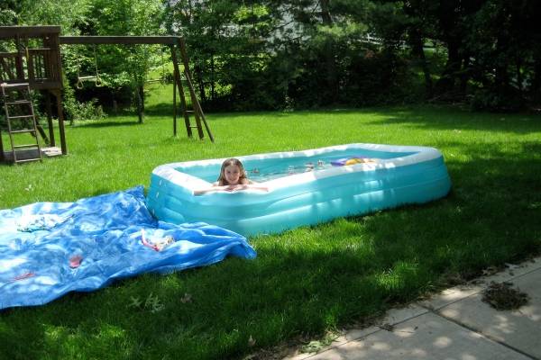 Маленький детский бассейн - фото надувного бассейна
