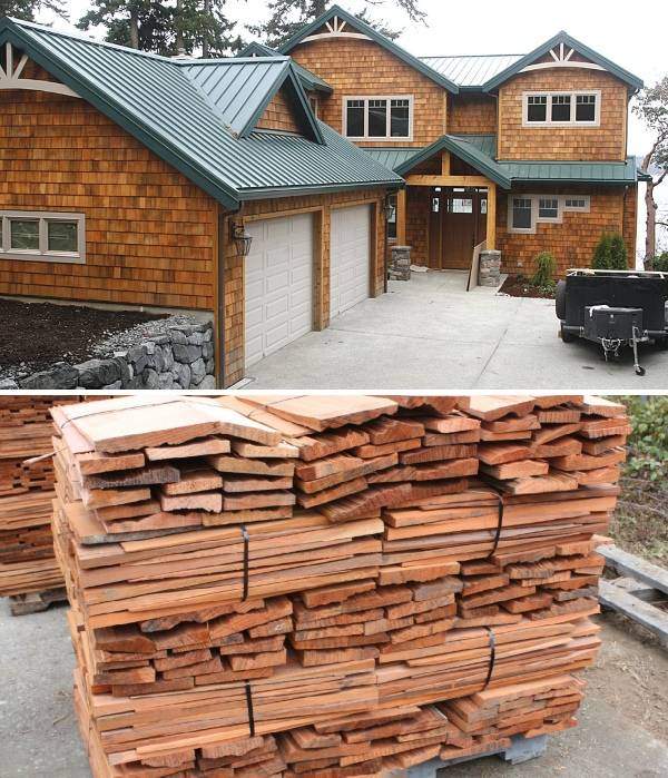 Красивые фасады деревянных домов - фото отделка сайдингом