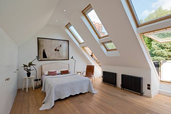 Современный дизайн спальни в скандинавском стиле