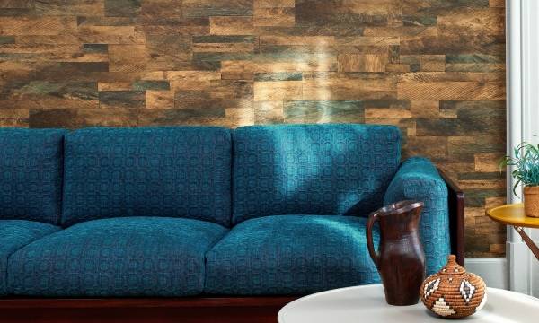 Яркий цвет обивки дивана - ткань из коллекции 2016 года Elitis