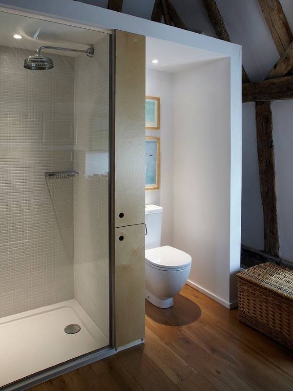 Необычная ванная комната - дизайн фото санузел совмещенный 