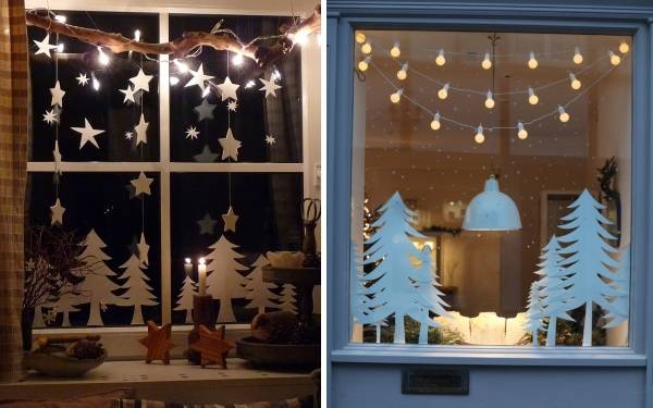 Как украсить окно своими руками - идеи для празников