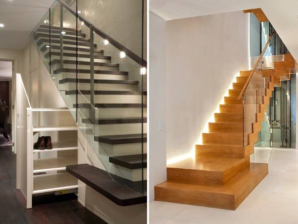 Лучшие идеи для освещения лестницы в частном доме на второй этаж