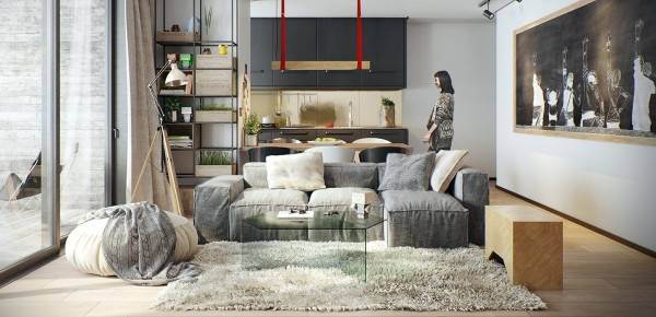 Скандинавский стиль в интерьере квартиры - фото реальных жилищ