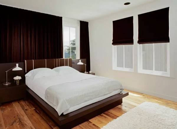 Дизайн штор для спальни - фото модные новинки из бархата