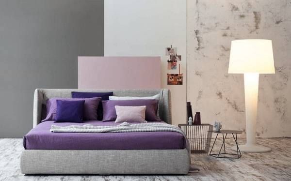 Дизайн спальни 2017 - фото в пастельных тонах
