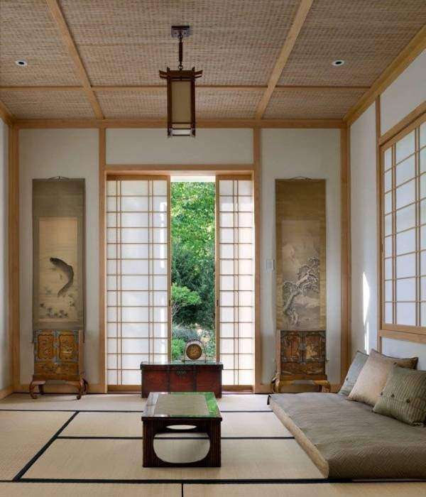 Экзотический дизайн интерьеров в этническом стиле Японии