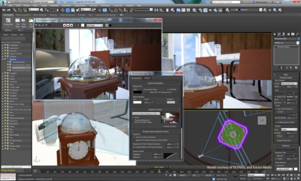 Разработка интерьера в Autodesk 3D MAX