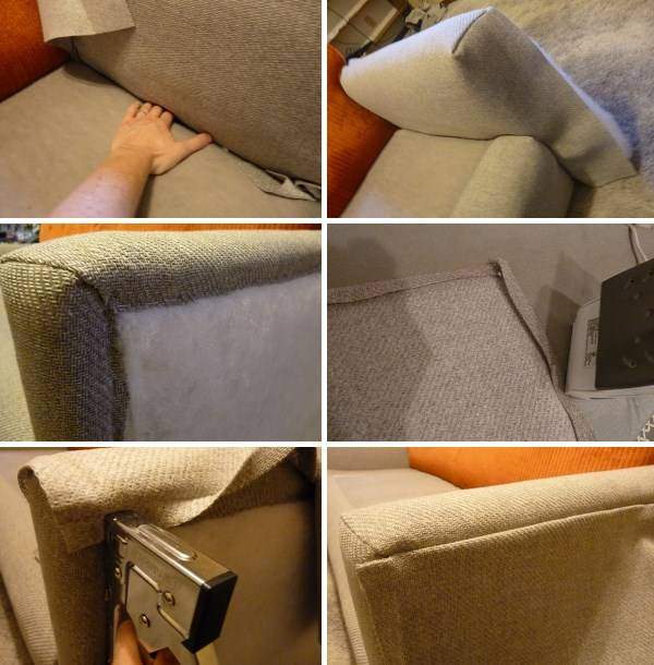 Как заменить обивку дивана - пошаговое фото