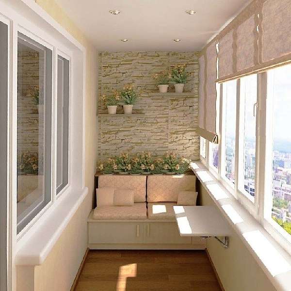 Дизайн балкона: интересные идеи отделки с фото