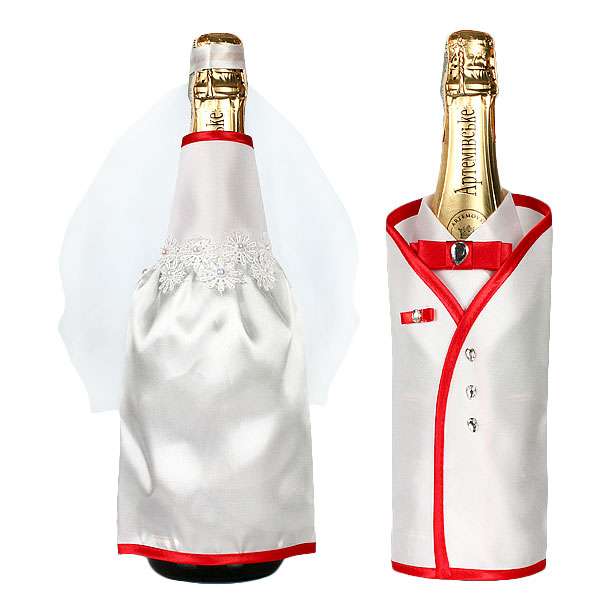 Лучшие идеи украшения бутылки шампанского на Новый 2022 год (50+ фото)