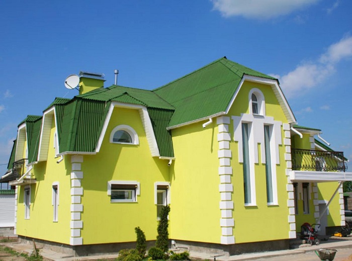Как подобрать цвет фасада дома
