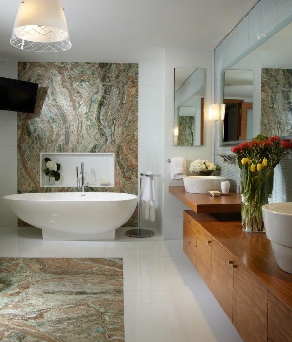 Красивый дизайн ванной комнаты фото 30