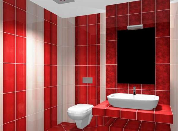 Дизайн плитки в туалете — 43 фото с красивым оформлением
