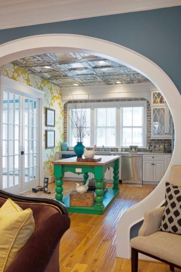Стильная арка из гипсокартона в интерьере квартиры – 40 фото