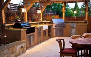 летняя кухня с верандой