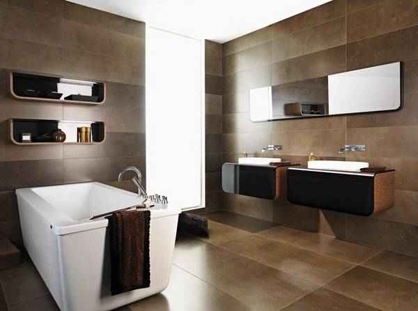 красивый дизайн ванных комнат в частных домах, фото 15