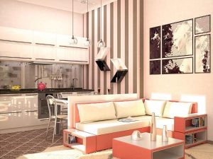 дизайн маленькой однокомнатной квартиры