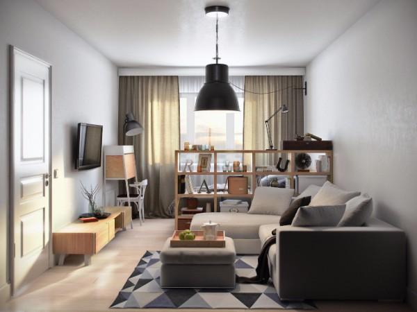 Дизайн маленькой однокомнатной квартиры: актуальные идеи обустройства пространства + 31 фото