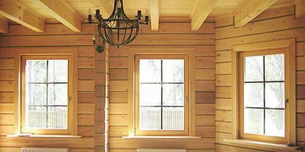 Окна в деревянном доме: разновидности + 33 фото от Dekorin