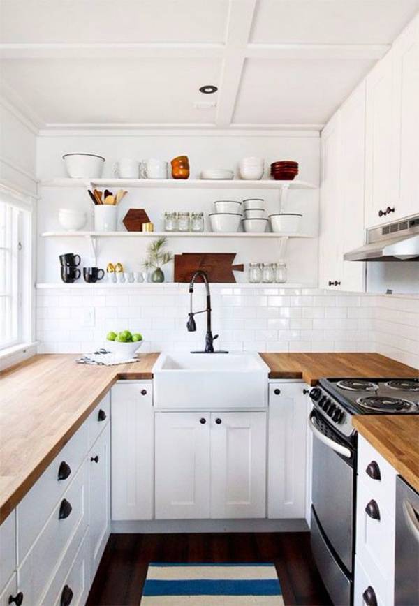 Идеи оформления на 45 фото дизайна маленькой кухни