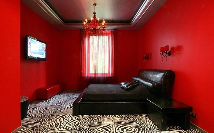 Черно-красная спальня — 79 фото как не испортить удачное сочетание цвета