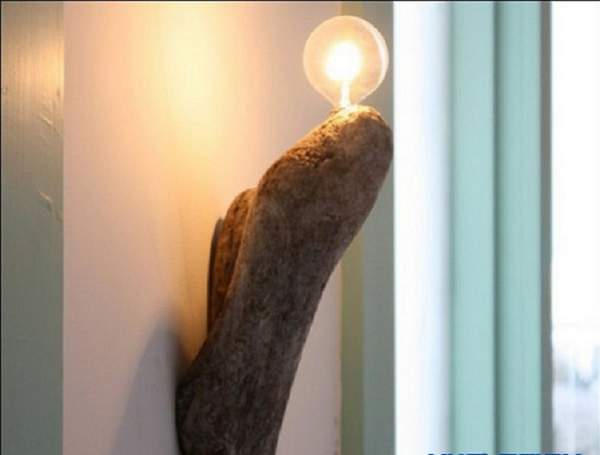 Настенные светильники своими руками из подручных материалов — 20 фото