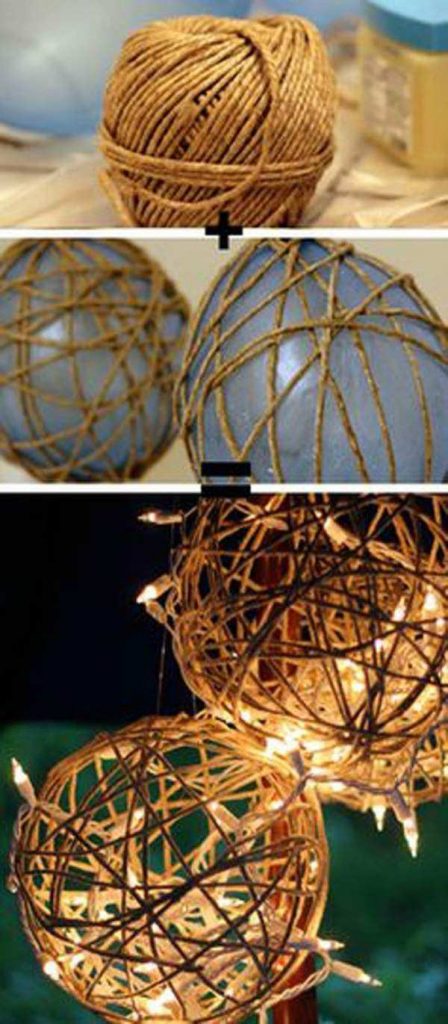 48 sadoviy svetilnik na solnechnoy bataree svoimi rukami iz nitok
