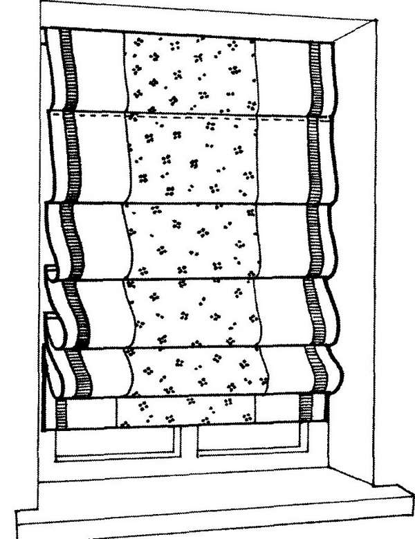 эскизы римских штор, фото 3