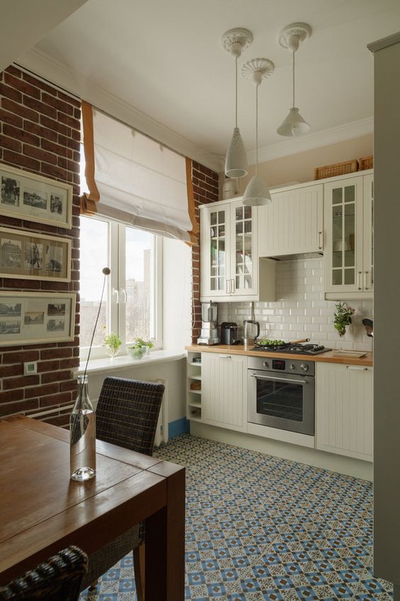 Римские шторы на кухню — 40 фото современного оформления
